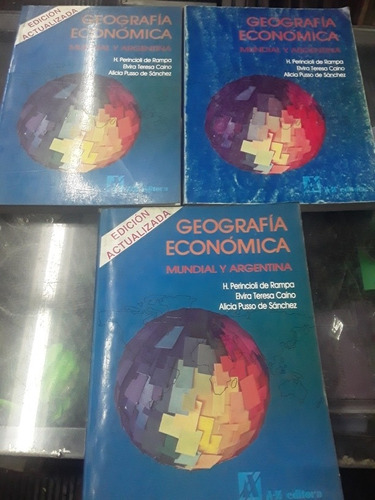 Geografía Económica Primera Edicion Az Lote X2 Nuevo Y Usado