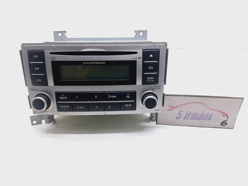 Rádio Cd Player Hyundai Santa Fé 2.7 2007 Nº961002b040ca