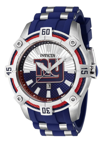 Reloj Invicta Nfl New York Giants De Cuarzo Para Hombre Con