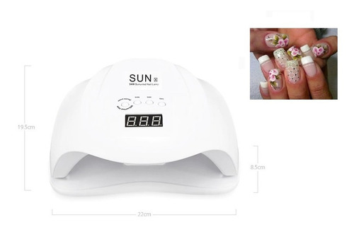 Lámpara Led Uv De 54w Para Secado De Uñas