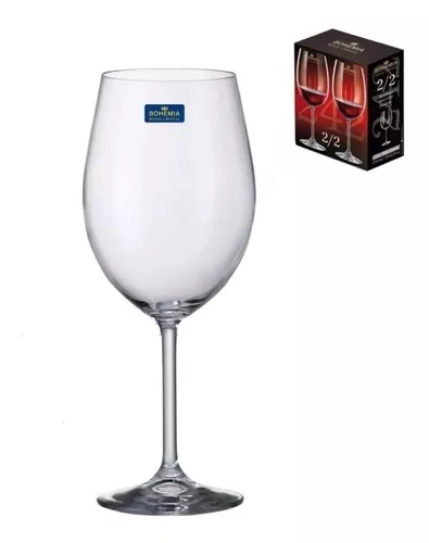 Setx2u. Copones / Copas De Vino (360ml) - Cristal Bohemia