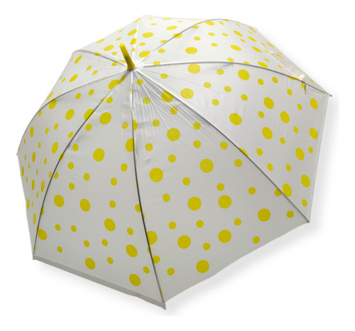 Paraguas Infantil Reforzado Con Lunares Lluvia 90cm
