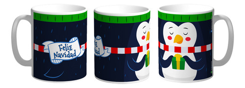 Taza 11oz Feliz Navidad Pingüino