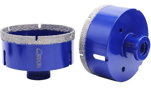 Broca Diamante 3 1/2 Pulgadas 90mm Azul Para Porcelanato 