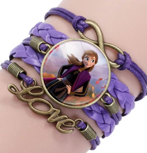 Pulsera Manilla Brazalete Para Niñas Princesas Disney 