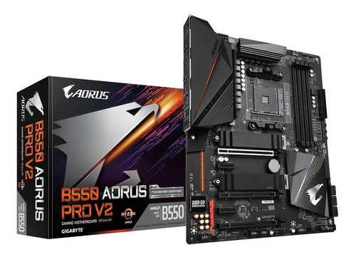 Motherboard Gigabyte B550 Aorus Pro V2 Am4 Ddr4