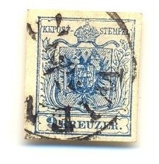 Austria 1850 Antiguo Sello Yvert N° 5 Tipo I