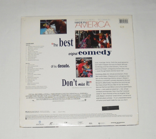 Imagen 2 de 2 de Made In America Richard Benjamin Whoopi Goldberg Laser Disc