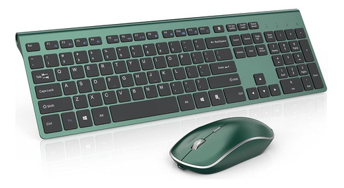 Combo De Teclado Y Mouse Inalámbrico, Teclado De Tamaño Comp