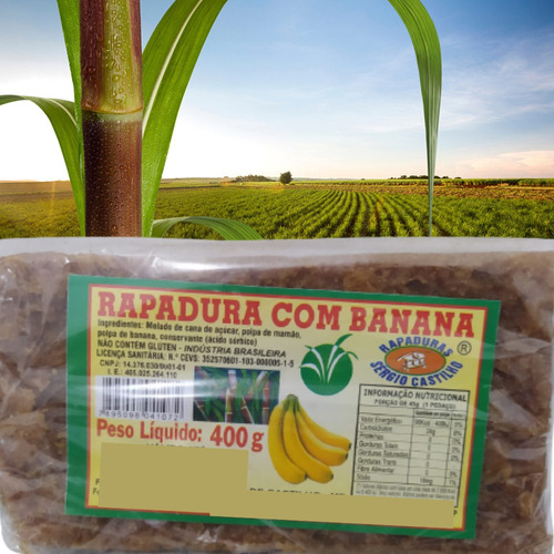 Rapadura Da Paraíba Tradicional Engenho Kit 20 Un