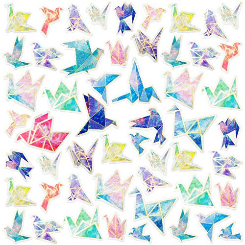 120pcs Pegatinas De Papel De Pájaros Coloridos Scrapbo...