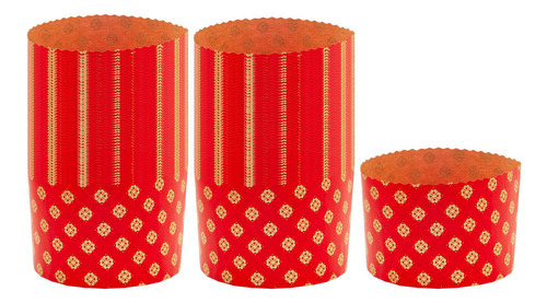100 Tazas Para Hornear Magdalenas Tipo Panettone, 13,5 Cm X