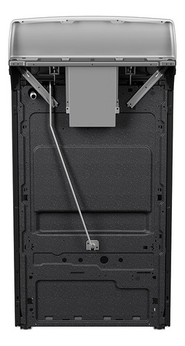 Estufa Mabe Em5032baps1 A Gas 4 Quemadores Plateada Puerta Con Visor
