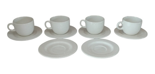 Antiguas Tazas De Té Porcelana Querudrifoglio Italy 