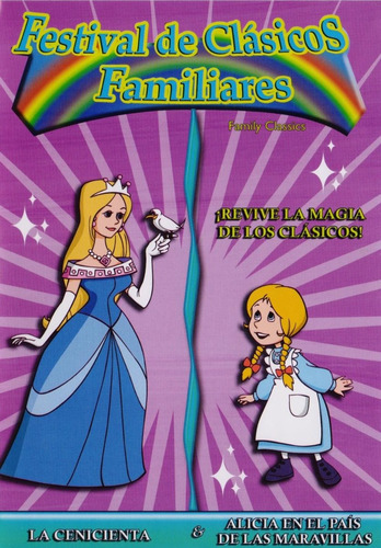 Imagen 1 de 3 de Clasicos Cenicienta & Alicia En El Pais Las Maravillas Dvd