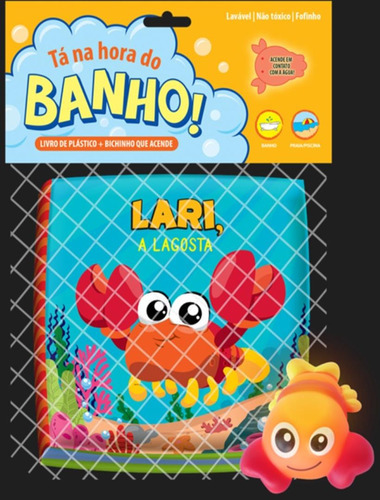 Ta  Hora Do Banho - Lari, A Lagosta: Ta  Hora Do Banho - Lari, A Lagosta, De A Vale Das Letras. Editora Vale Das Letras, Capa Mole, Edição 1 Em Português, 2023