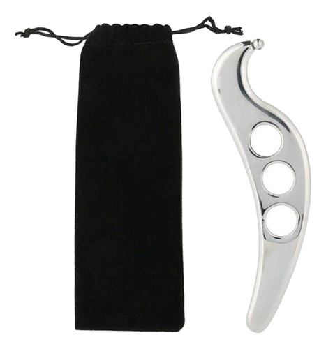 Herramienta De Masaje Raspador Gua Sha De Acero Inoxidable Q