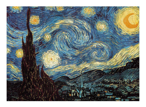 Beiwo Vincent Van Gogh - Rompecabezas De Noche Estrellada, R