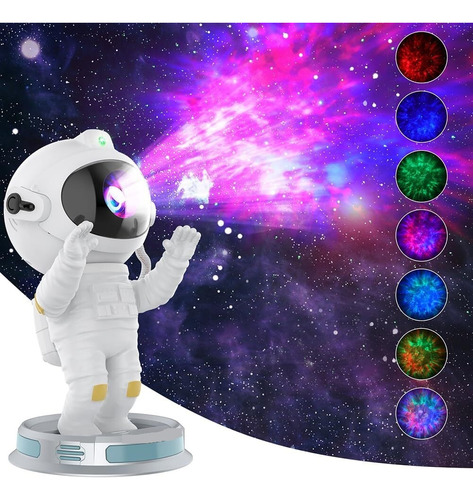 8 Nebulosas Y 360°ajustable Proyector Astronauta Con