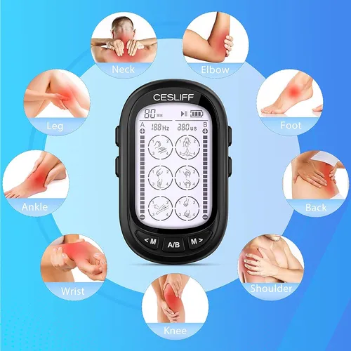~? Cesliff Dual Channel Tens Ems Unit Large Screen 24 Modes