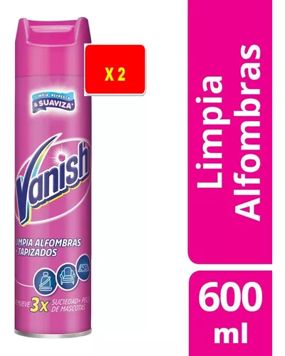 Limpiador alfombras y Tapicerias Espuma Vanish 600 ml