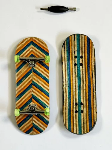 Fingerboard Profissional 34mm (skate De Dedo) S&g + Brinde