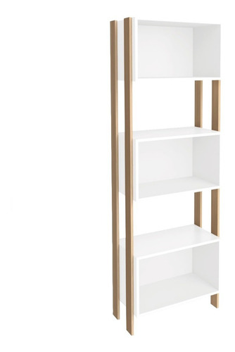 Biblioteca Estanterias Linea Retro Estantes Blanco Rt3093