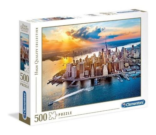 Clementoni Puzzle 500 Piezas Nueva New York Ciudad Vista 