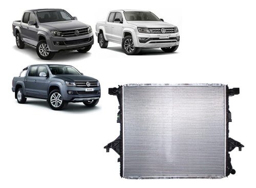 Radiador De Agua Volkswagen Amarok 2009 2010 2011 2012 Tdi