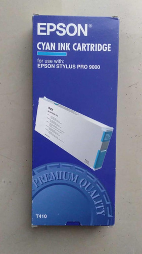 Cartucho Original Epson Stylus Pro 9000 Cyan T410 220 Ml