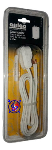 Cable Blanco Para Calentador Spt 2 X 14 - 0.93 Mts. Arrigo