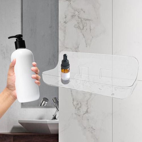 Estante De Ducha, Organizador De Baño, Acrílico 24x9x8cm