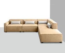 Comprar Sala Brielle Haspe Beige Derecho 5pzs Sala Sofa Sillones