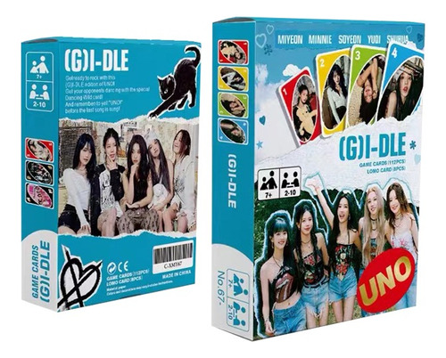 Cartas De Juego Uno, Con Temática De K-pop (g) Idle