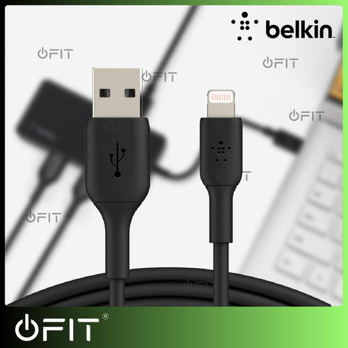 Imagen 3 de 8 de Cable Lightning A Usb Belkin Original 1 Metro Para Apple