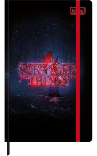 Caderno Costurado Tilibra Capa Dura Fitto G Stranger Things