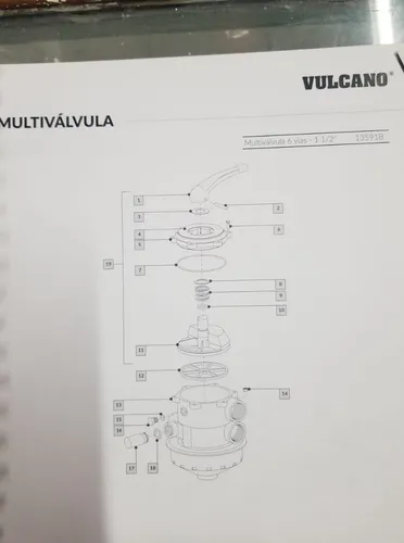 Desarmar multivalvula clearance vulcano 3 vias