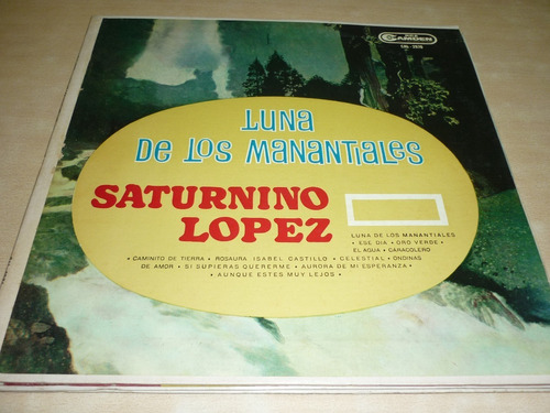 Saturnino Lopez Luna Manantiales Vinilo Impecable