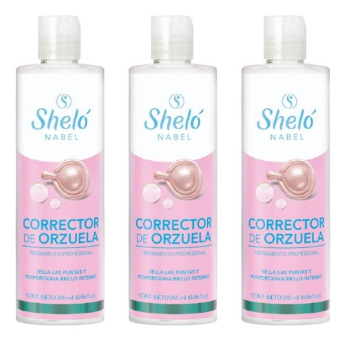 3 Pack Corrector De Orzuela Shelo