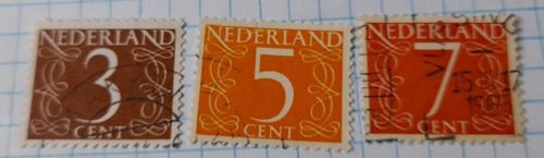 Sello Postal Holanda - 1953 - New Valours And Colour