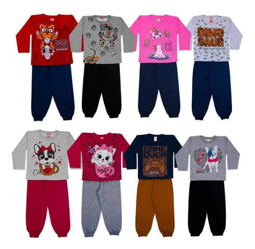 Kit 03 Roupas De Frio Conjuntos Infantil Masculino Revenda
