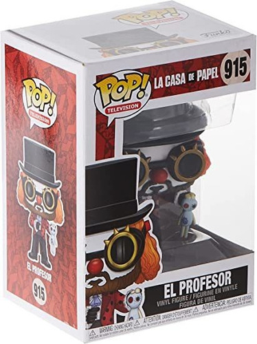 Funko Pop! Tv: La Casa De Papel - El Professor, Multicolor,