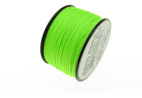 Rg1111 Rollo Parachute Cord Paracord Nano Cord Verde Neon