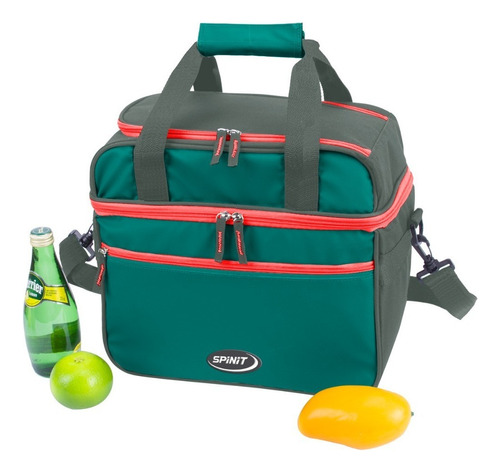 Bolso Termico Conservadora Spinit Tecno Cooler 12 Litros Color Verde