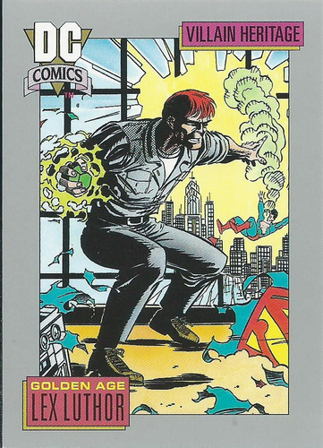 Barajita Lex Luthor Dc Comics 1991 #25 Villain Heritage Gold