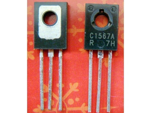 Transistor 2sc1567 C1567 Npn 120v 0.5a Original Panasonic