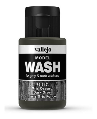 Vallejo Lavado Wash Gris Oscuro 76517 Acabado Mate Hobby