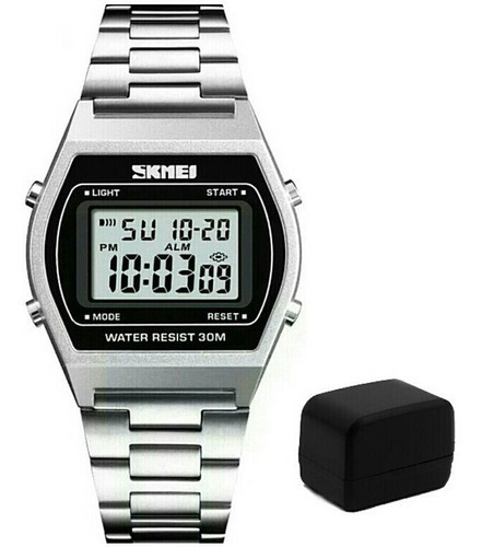 Reloj deportivo digital Skmei 1328 para hombre - Brazalete de acero