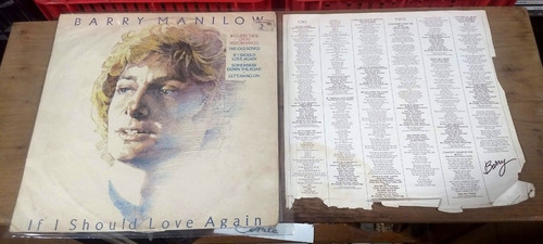 Barry Manilow If I Should Love Again 1981 Disco Lp Israel