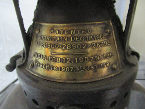 Antiguo Farol De Cola De Tren Railway Adlake London (15157) (Usado)